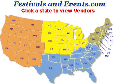 State Map for Festival Vendors